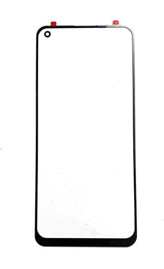 Touch Screen Front Glass for Realme 7 Pro Black - image 1