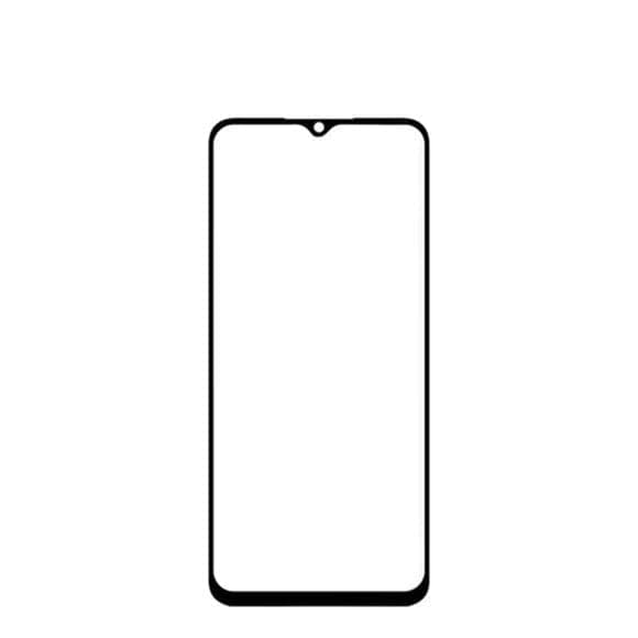 Touch Screen Front Glass for Realme Narzo 30A Black - image 1