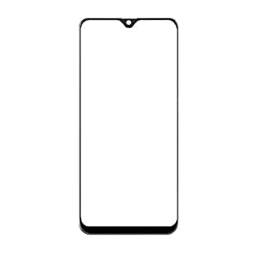 Mozomart Touch Screen Front Glass for Samsung Galaxy A20 Black - image 1
