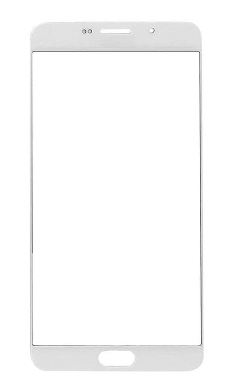 Mozomart Touch Screen Front Glass for Samsung Galaxy A9 Pro White - image 1