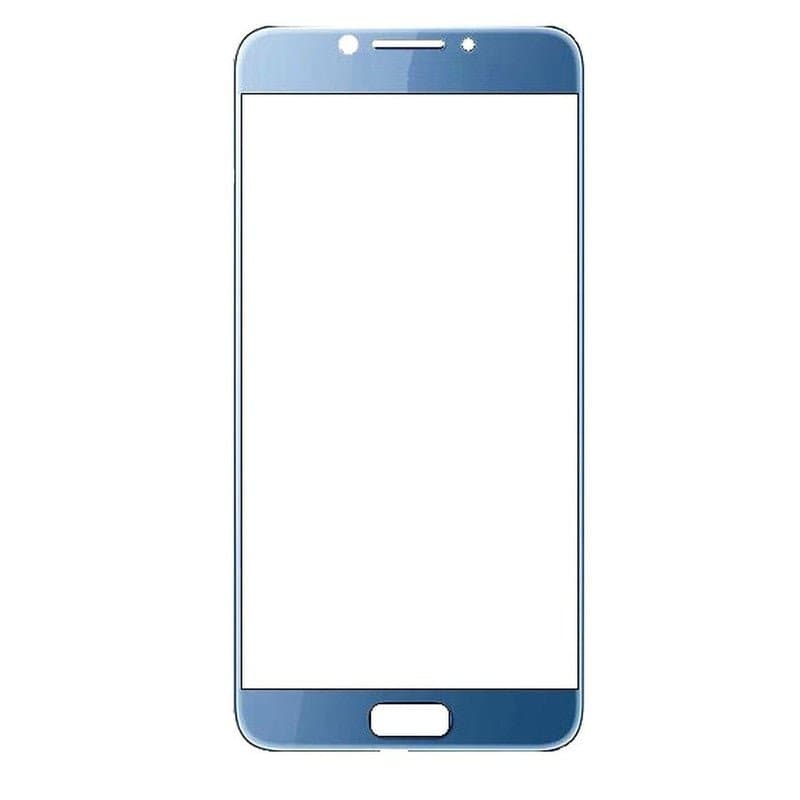 Mozomart Touch Screen Front Glass for Samsung Galaxy C5 Pro Blue - image 1