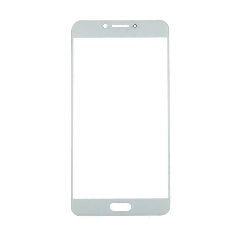 Mozomart Touch Screen Front Glass for Samsung Galaxy C7 Pro White - image 1