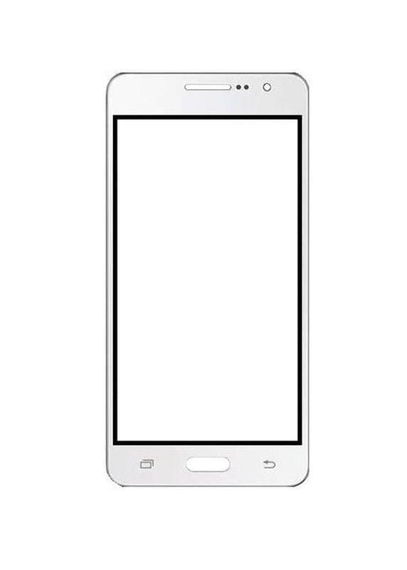 Mozomart Touch Screen Front Glass for Samsung Galaxy Grand Prime White - image 1