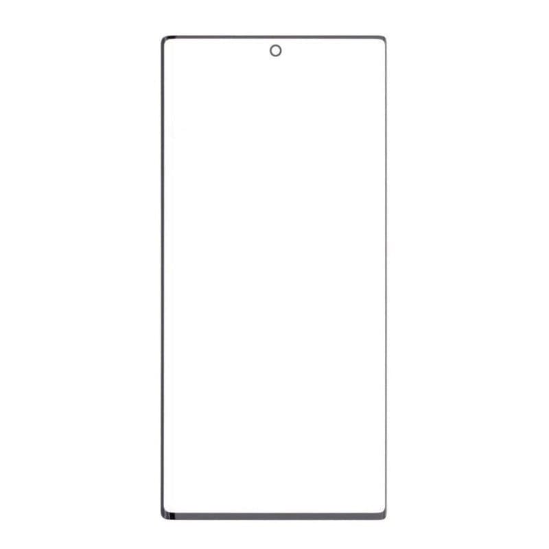 Mozomart Touch Screen Front Glass for Samsung Galaxy Note 10 Black - image 1