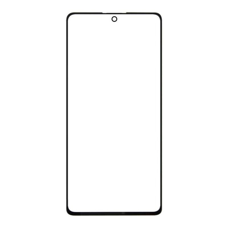 Mozomart Touch Screen Front Glass for Samsung Galaxy Note 10 Lite Black - image 1
