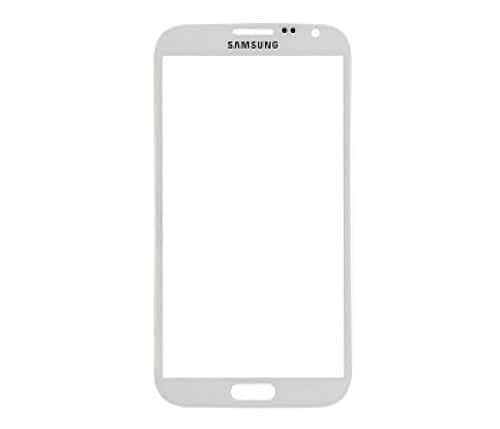 Mozomart Touch Screen Front Glass for Samsung Galaxy Note 2 White - image 1