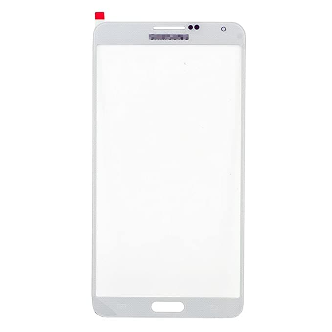 Mozomart Touch Screen Front Glass for Samsung Galaxy Note 3 White - image 1