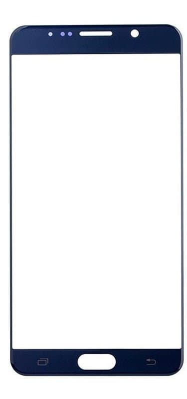 Mozomart Touch Screen Front Glass for Samsung Galaxy Note 5 Navy Blue - image 1