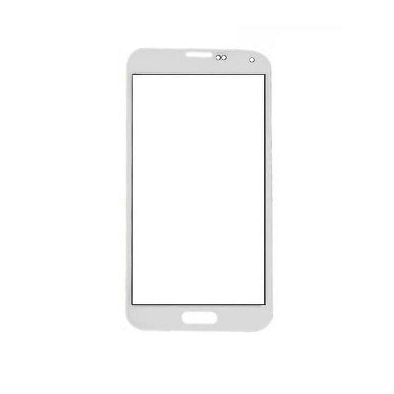 Mozomart Touch Screen Front Glass for Samsung Galaxy S5 White - image 1