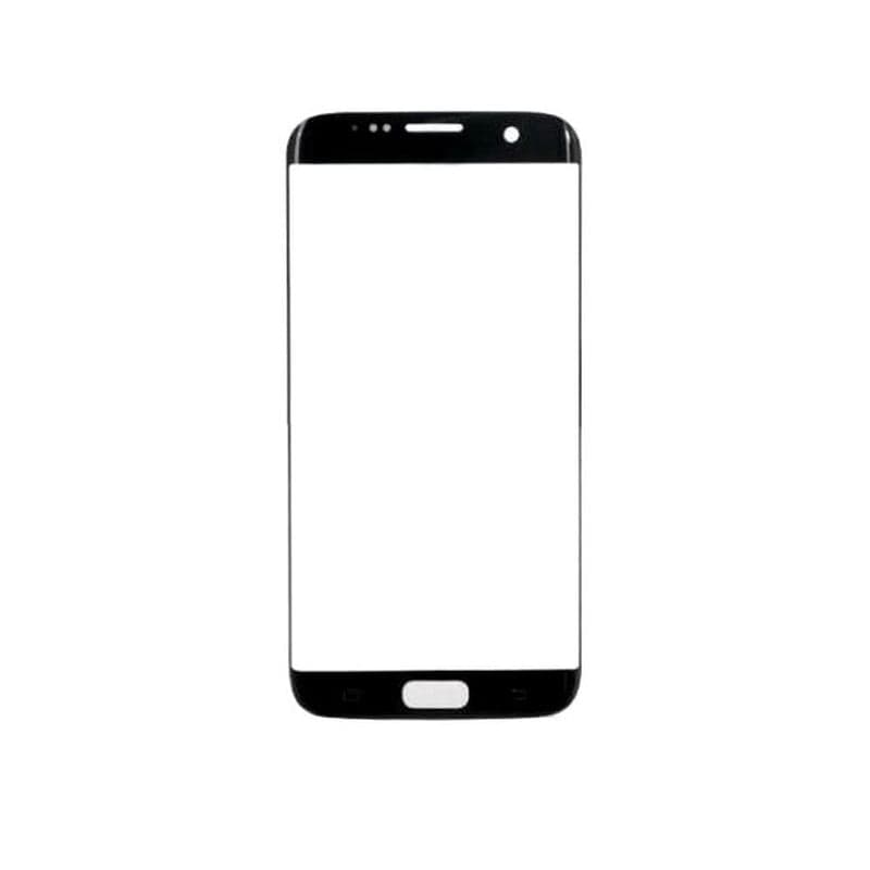 Mozomart Touch Screen Front Glass for Samsung Galaxy S6 Edge Black - image 1