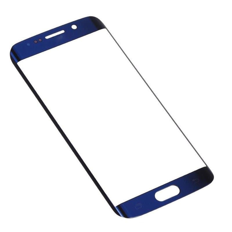 Mozomart Touch Screen Front Glass for Samsung Galaxy S6 Edge BLue - image 1
