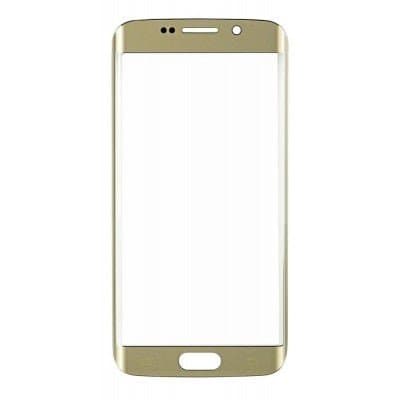 Mozomart Touch Screen Front Glass for Samsung Galaxy S6 Edge Gold - image 1