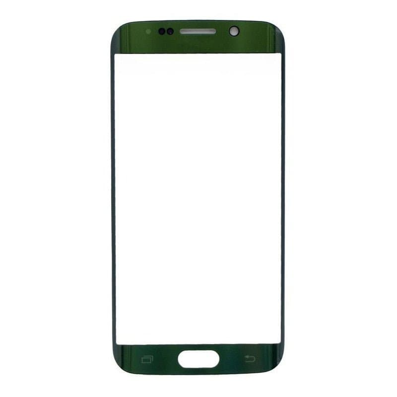 Mozomart Touch Screen Front Glass for Samsung Galaxy S6 Edge Green - image 1