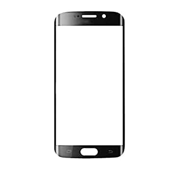 Mozomart Touch Screen Front Glass for Samsung Galaxy S6 Edge Plus Black - image 1