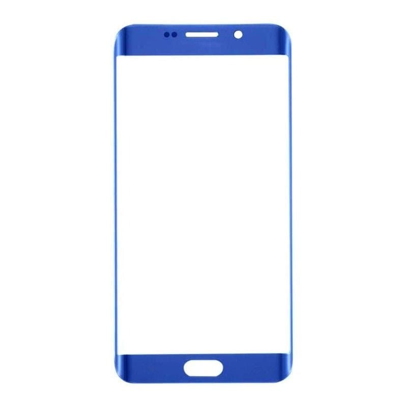 Mozomart Touch Screen Front Glass for Samsung Galaxy S6 Edge Plus BLue - image 1