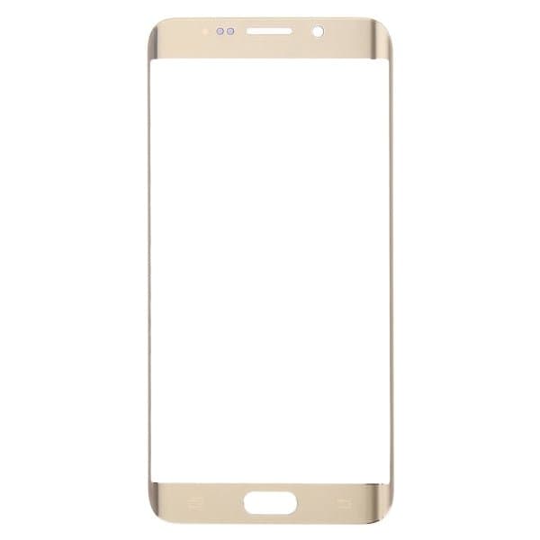 Mozomart Touch Screen Front Glass for Samsung Galaxy S6 Edge Plus Gold - image 1