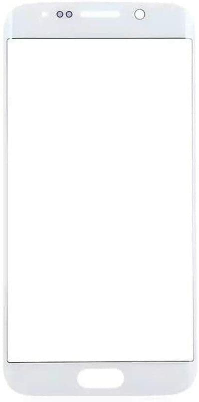 Mozomart Touch Screen Front Glass for Samsung Galaxy S6 Edge Plus White - image 1