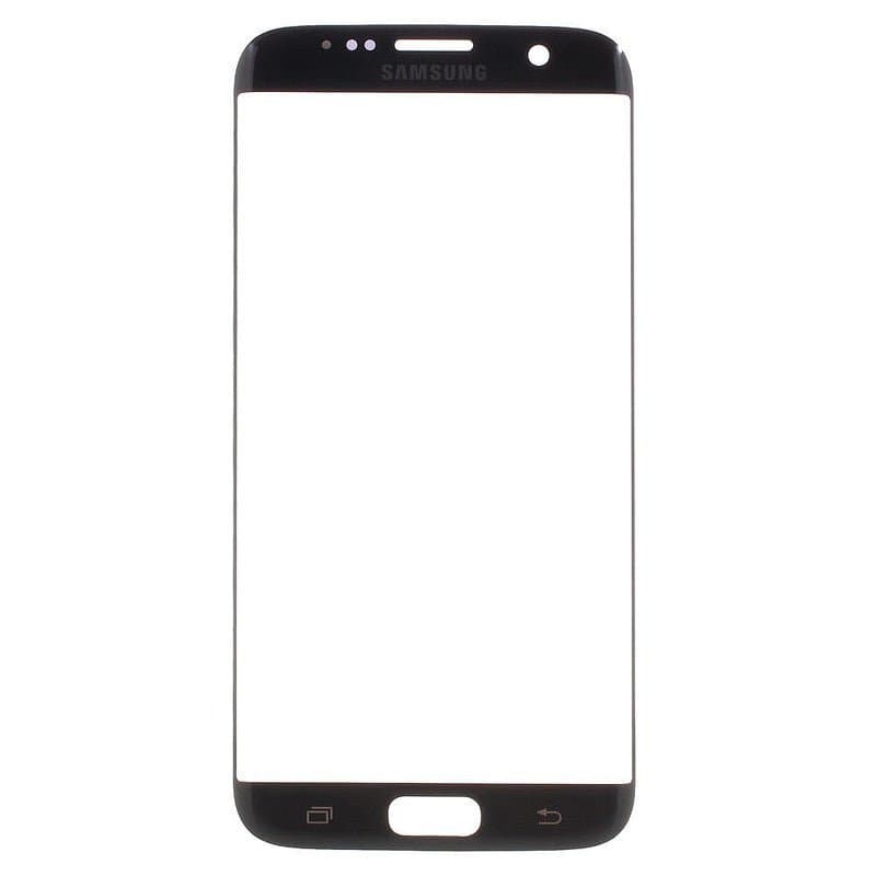 Mozomart Touch Screen Front Glass for Samsung Galaxy S7 Edge Black - image 1