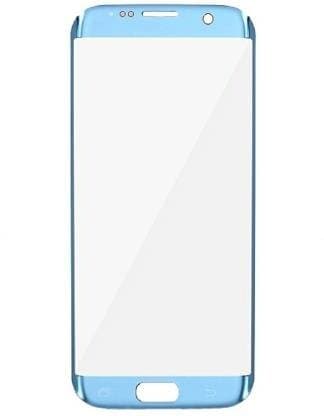 Mozomart Touch Screen Front Glass for Samsung Galaxy S7 Edge Blue - image 1