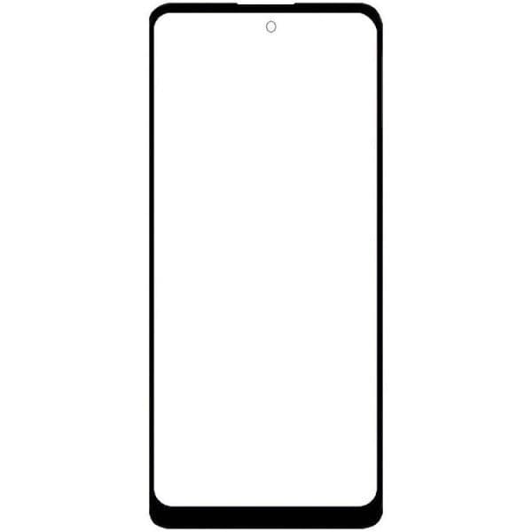 Touch Screen Front Glass for Motorola Moto E40 Black - image 1