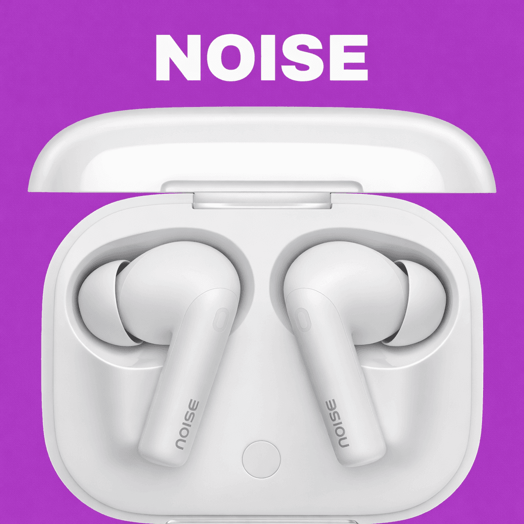 Noise Air Buds 6 Replacement Left/Right Earbud & Charging Case — White / Left Side - image 1