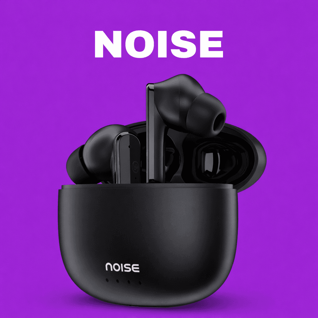 Noise Buds VS104 Max Replacement Left/Right Earbud & Charging Case — Both Side / Silver - image 1