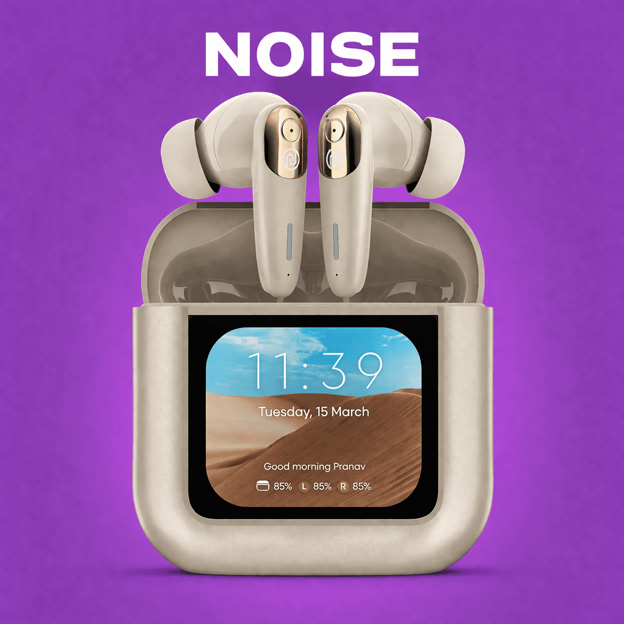 Noise View Buds Replacement Left/Right Earbud & Charging Case — Left Side / black - image 1