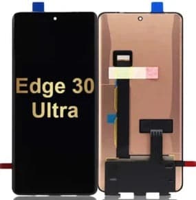 OLED Lcd Display Combo Folder for Motorola Moto Edge 30 Ultra Black - image 1