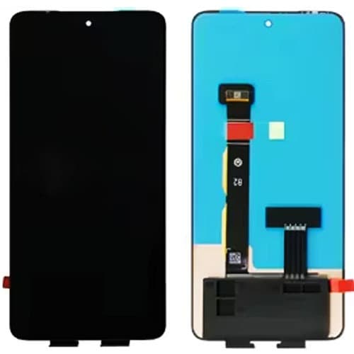 OLED Lcd Display Combo Folder for Motorola Moto G84 Black - image 1