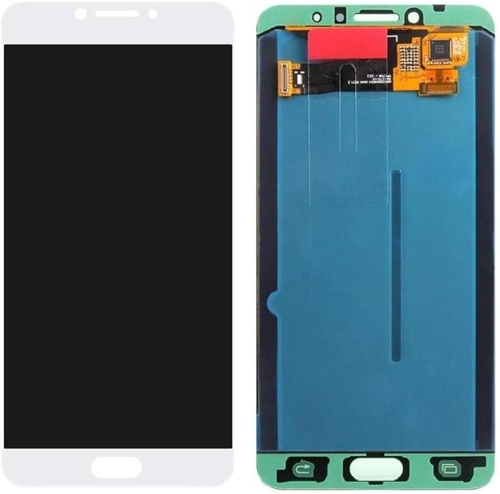 OLED Lcd Display Combo Folder for Samsung Galaxy C7 Pro White - image 1