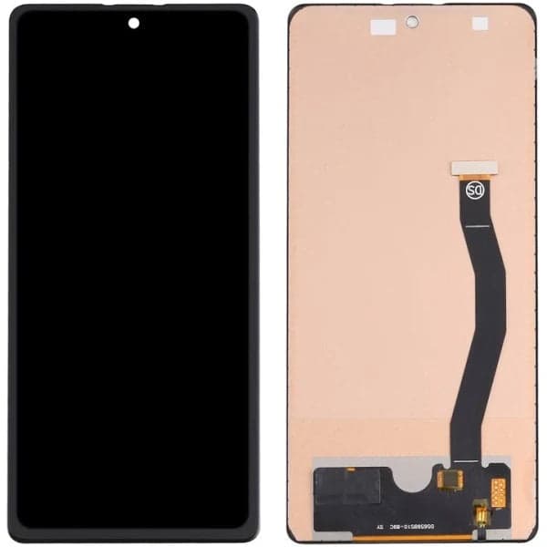 OLED Lcd Display Combo Folder for Samsung Galaxy S10 Lite Black - image 1