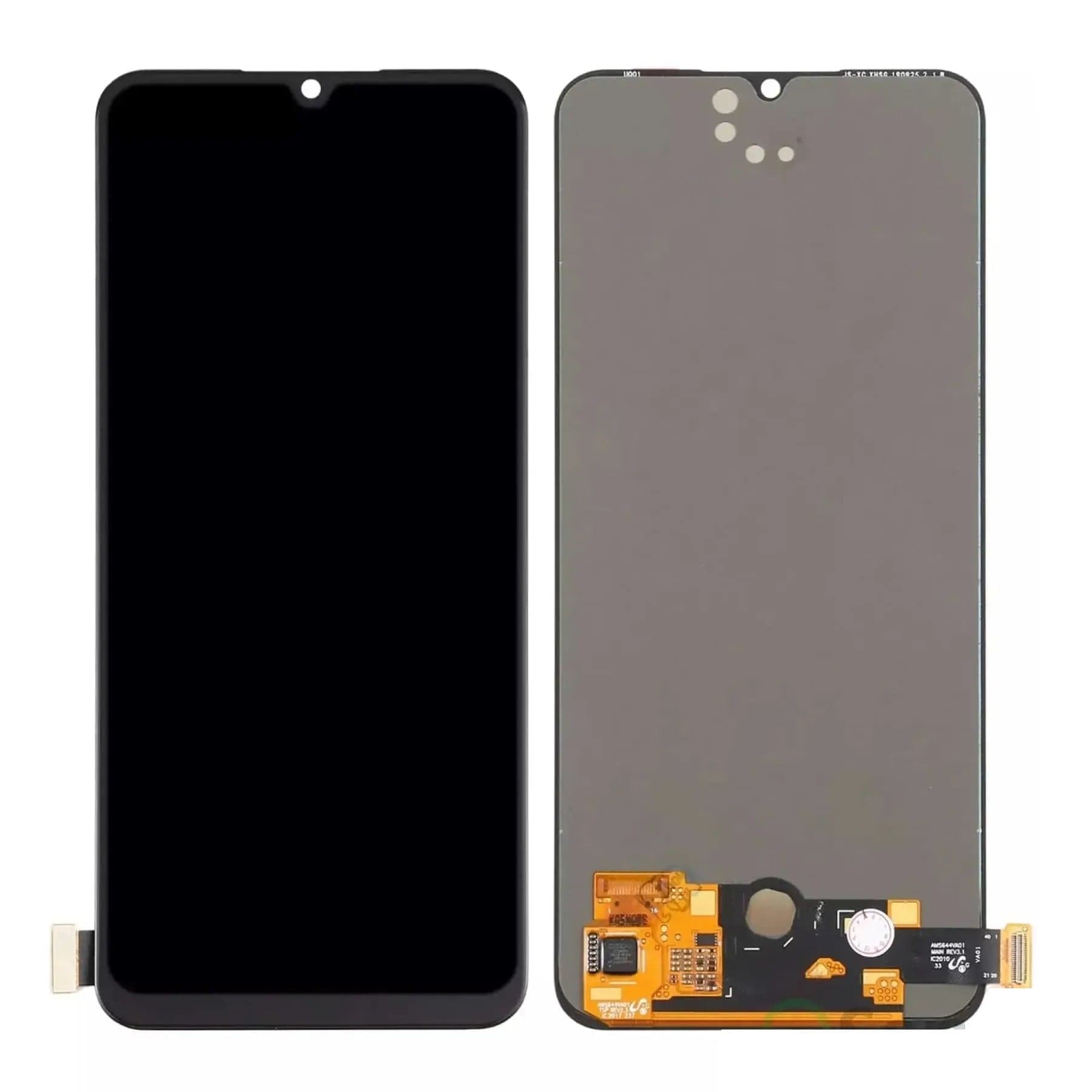 OLED Lcd Display Combo Folder for Vivo V20 SE Black - image 1