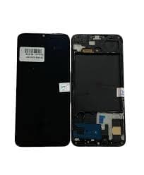 OLED Lcd Display Combo Folder with Frame for Samsung Galaxy A30s Black - image 1