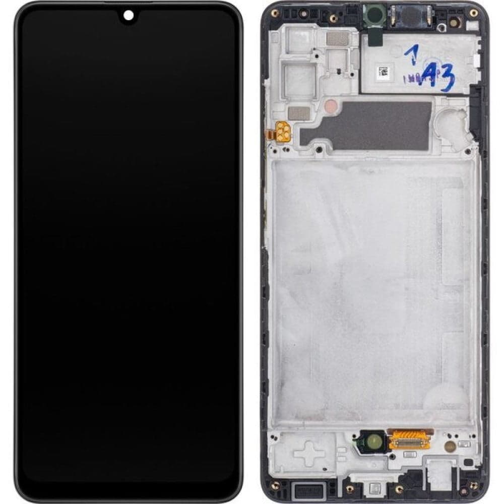 OLED Lcd Display Combo Folder with Frame for Samsung Galaxy A34 5G Black - image 1
