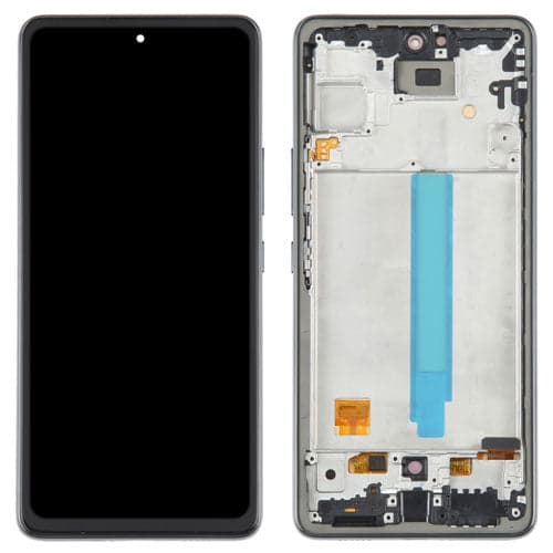 OLED Lcd Display Combo Folder with Frame for Samsung Galaxy A53 Black - image 1