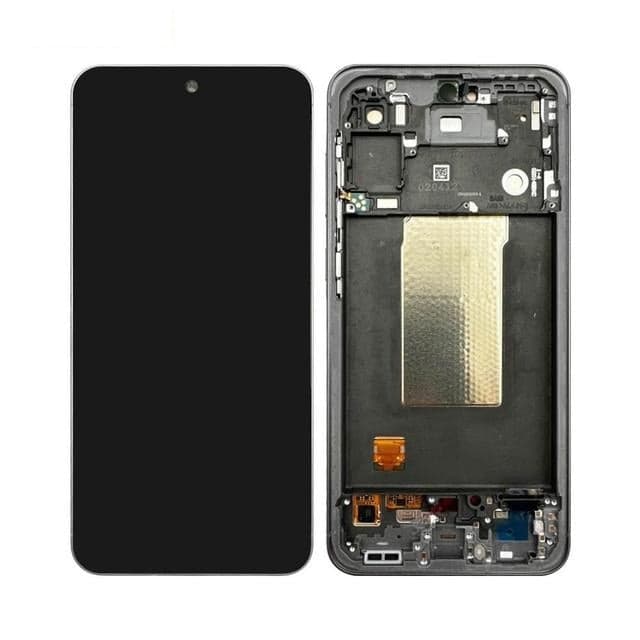 OLED Lcd Display Combo Folder with Frame for Samsung Galaxy A56 Black - image 1