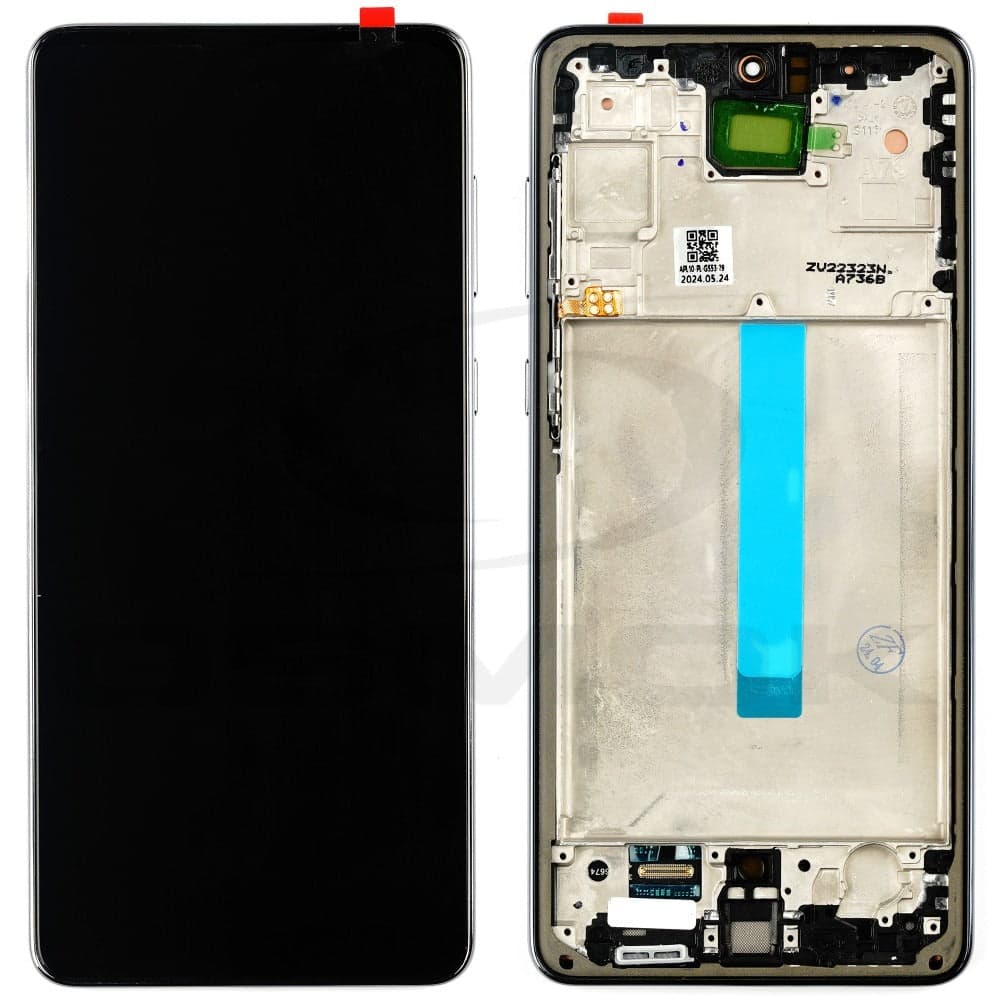 OLED Lcd Display Combo Folder with Frame for Samsung Galaxy A73 Black - image 1