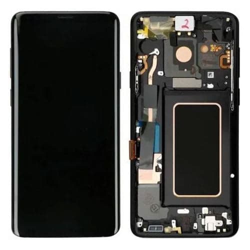 OLED Lcd Display Combo Folder with Frame for Samsung Galaxy s9 Plus Black - image 1