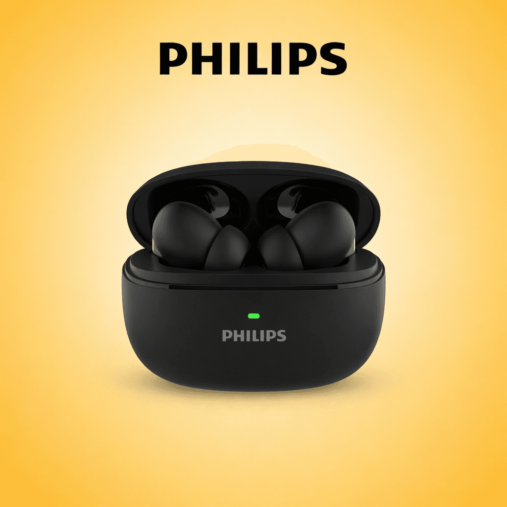 Philips TAT1150 Replacement Left/Right Earbud & Charging Case — Red / Right Side - image 1