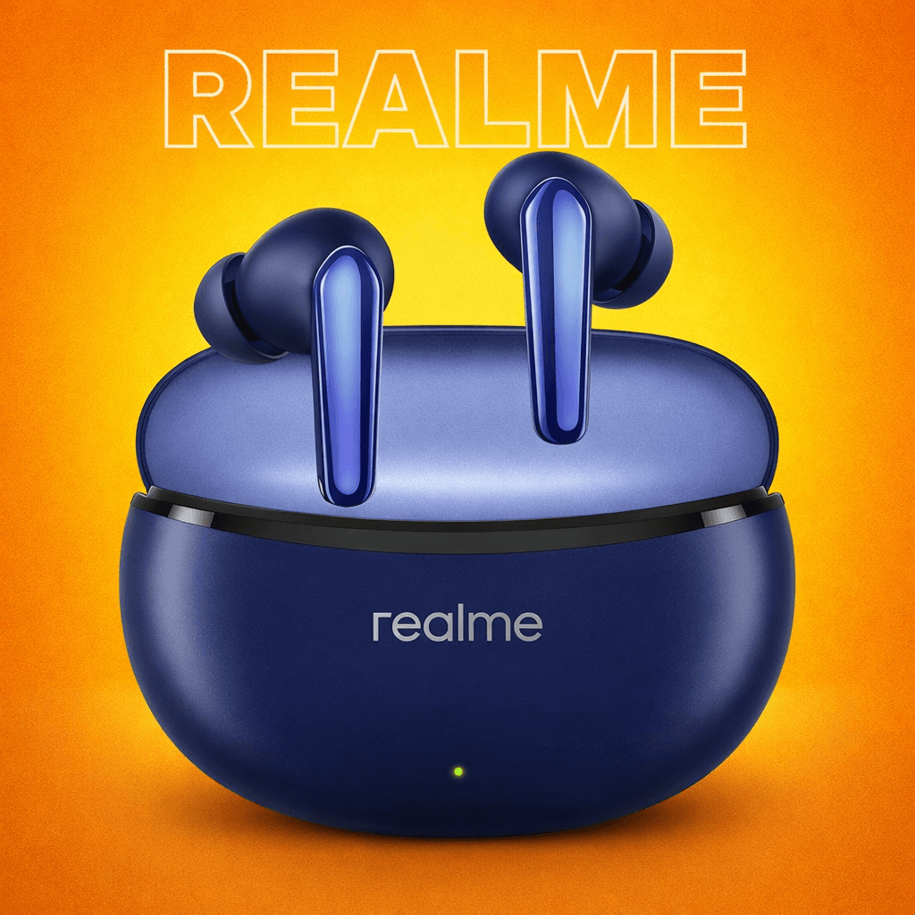 Realme Buds 3 Neo {Both Pair ) Replacement Parts Replacement Left/Right Earbud & Charging Case — Both Pair / White - image 1