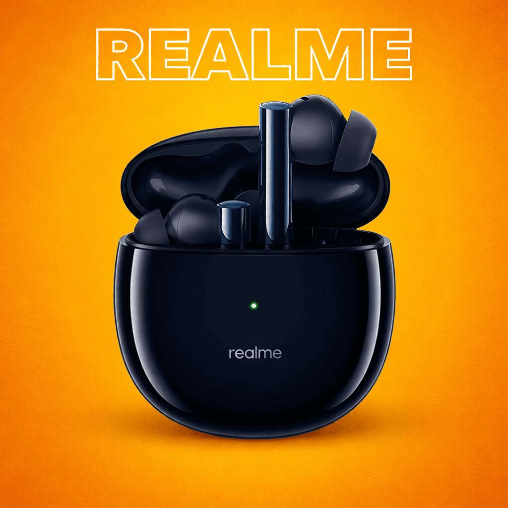REALME BUDS AIR 2 {Single Parts} Replacement Left/Right Earbud & Charging Case — Left side / Green - image 1