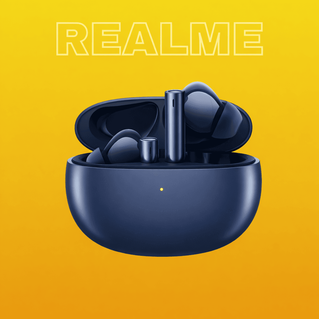 Realme Buds Air 3 {Single Parts} Replacement Left/Right Earbud & Charging Case — Left side / White - image 1