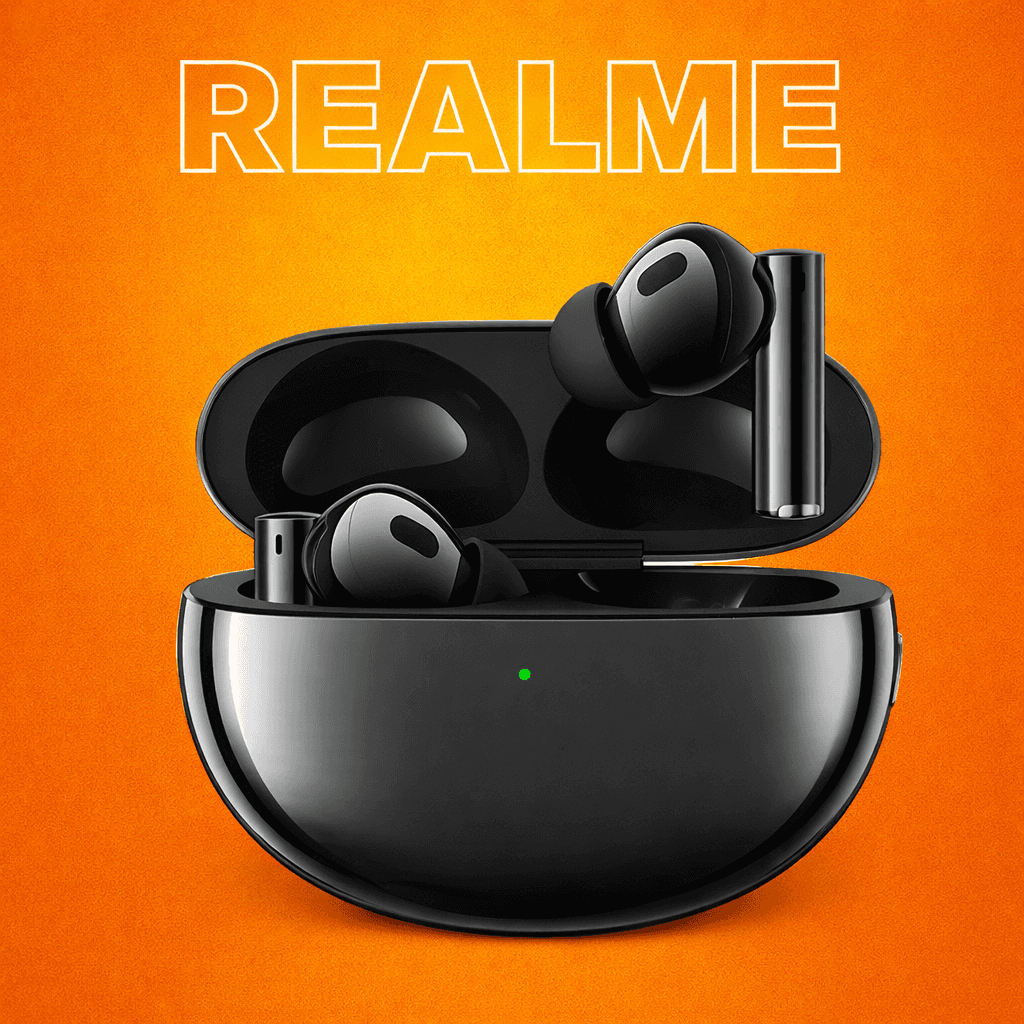 Realme Buds Air 5 Pro {Single Parts} Replacement Left/Right Earbud & Charging Case — Left side / White - image 1