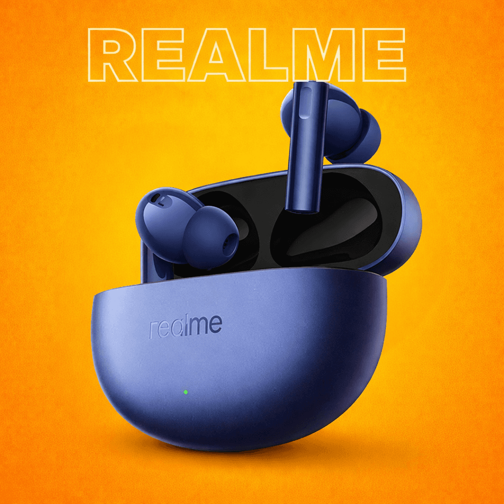 Realme Buds Air 5 {Single Parts} Replacement Left/Right Earbud & Charging Case — Left side / Blue - image 1