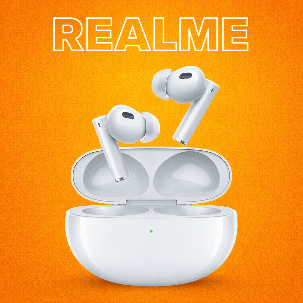 Realme Buds Air 6 Pro {Single Parts} Replacement Left/Right Earbud & Charging Case — Right side / White - image 1