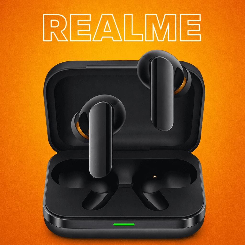 Realme Buds Air 7 Pro {Single Parts} Replacement Left/Right Earbud & Charging Case — Left Side / White - image 1