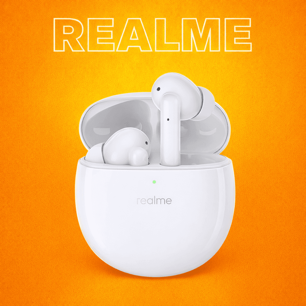 REALME BUDS AIR PRO {Single Parts} Replacement Left/Right Earbud & Charging Case — Right side / White - image 1