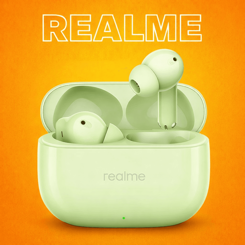 realme Buds N1 Replacement Left/Right Earbud & Charging Case — left side / Green - image 1
