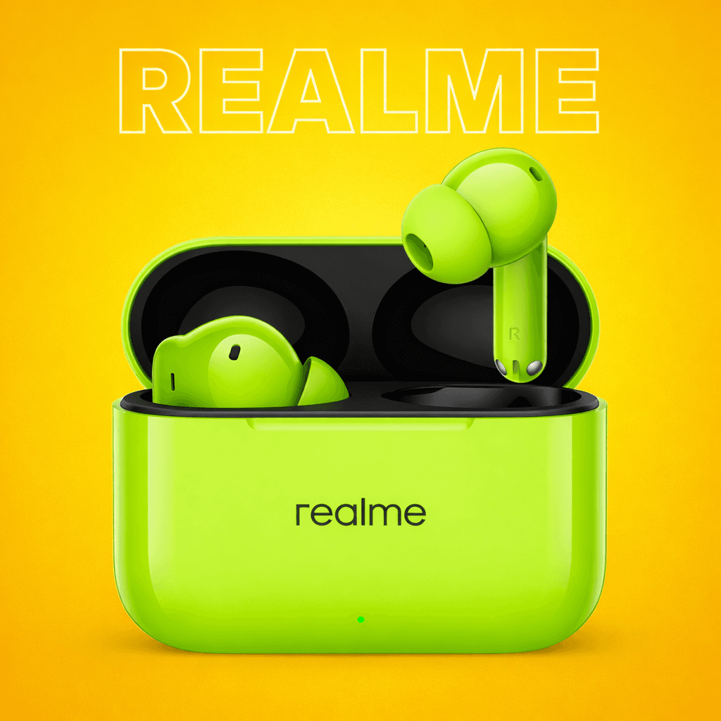 realme Buds T200 Replacement Parts Replacement Left/Right Earbud & Charging Case — Left Side / Grey - image 1