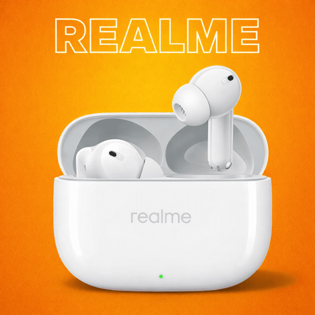 Realme Buds T300 {Single Parts} Replacement Left/Right Earbud & Charging Case — Right side / White - image 1